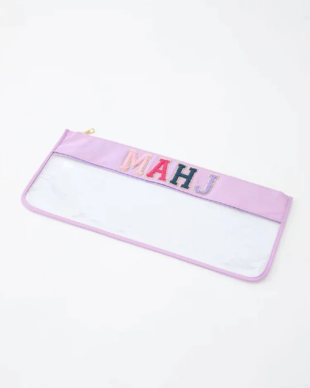 Mahjong Stiched Bag In Lilac Handbag Deals You'll Love