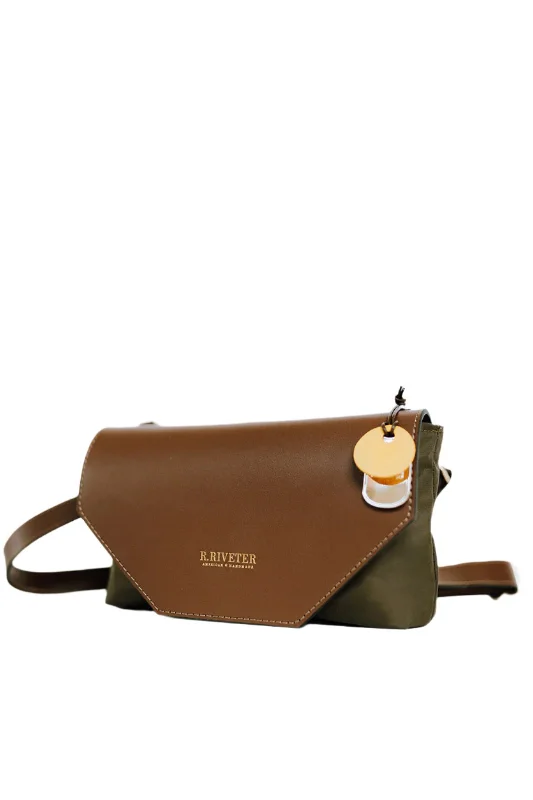 Patton | Fatigue Nylon + Brown Leather Luxury Meets Affordability – Shop Stunning Bags Now Patton | Fatigue Nylon + Brown Leather Luxury Meets Affordability – Shop Stunning Bags Now
