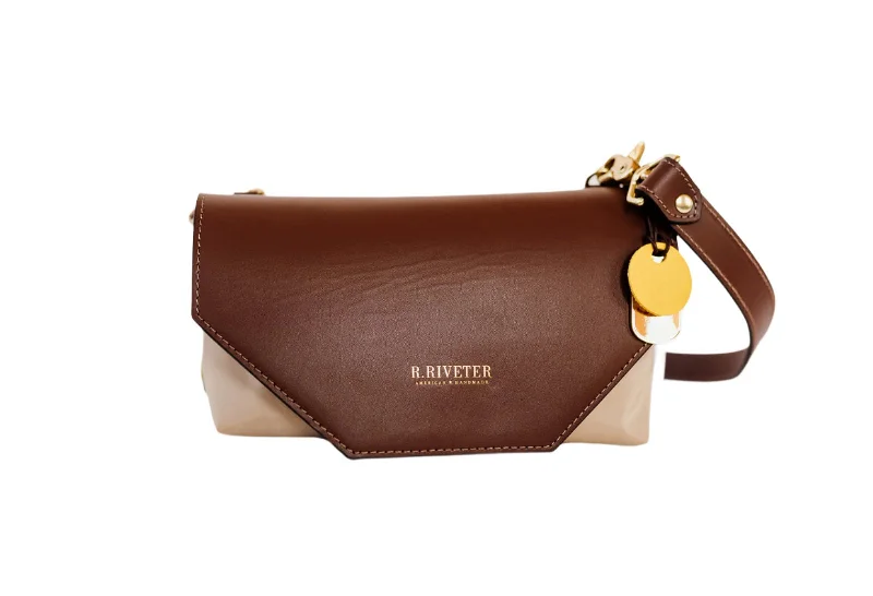 Patton | Khaki Nylon + Brown Leather Fashionable Bags With Special Seasonal Offers Patton | Khaki Nylon + Brown Leather Fashionable Bags With Special Seasonal Offers