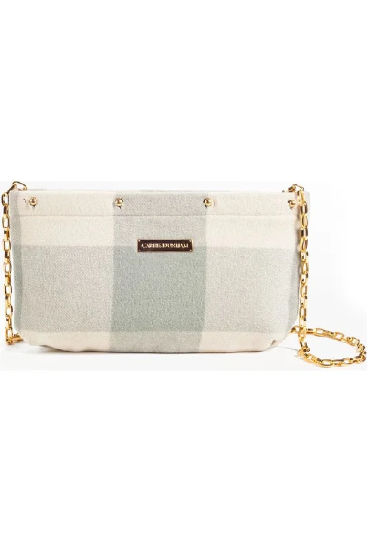 Sage & Cream Clutch Cover Trendy And Classic Bags Now At Unbeatable Discounts