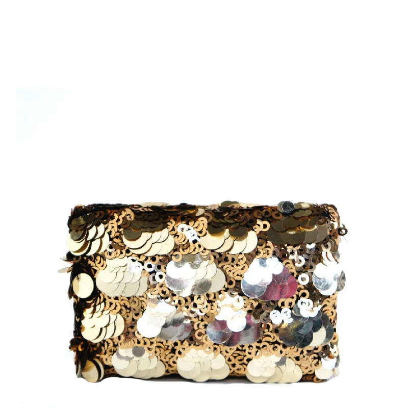 Gold Disco Clutch Everyday Handbags At Wallet-Friendly Rates