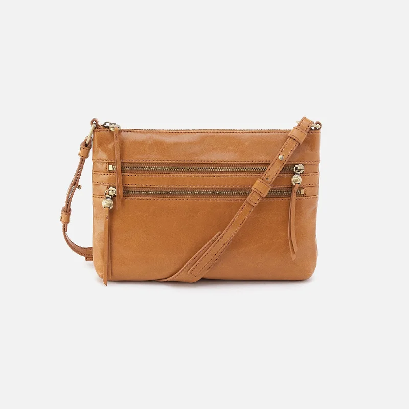 Billie Crossbody In Polished Leather - Natural Designer Bags At Exclusive Clearance Prices Billie Crossbody In Polished Leather - Natural Designer Bags At Exclusive Clearance Prices