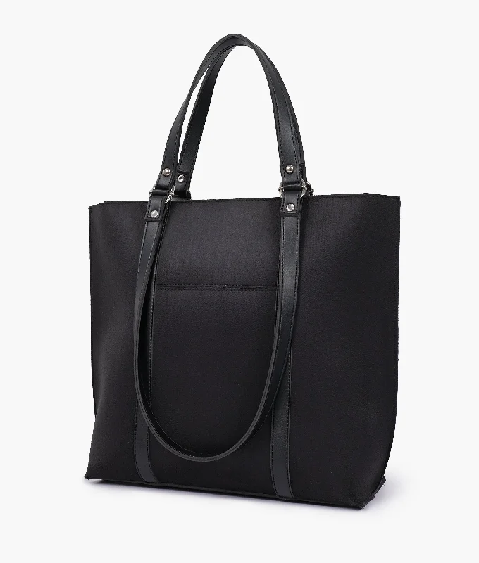 Black suede double-handle tote bag Trendy And Classic Bags Now At Unbeatable Discounts Black suede double-handle tote bag Trendy And Classic Bags Now At Unbeatable Discounts