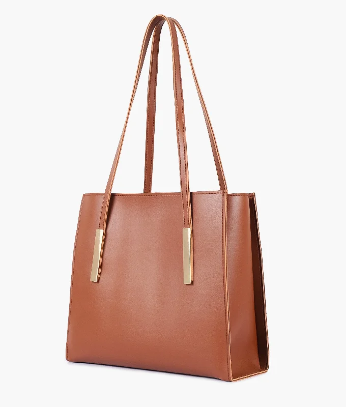 Brown zipper shoulder bag with long handle Everyday Handbags At Wallet-Friendly Prices Brown zipper shoulder bag with long handle Everyday Handbags At Wallet-Friendly Prices