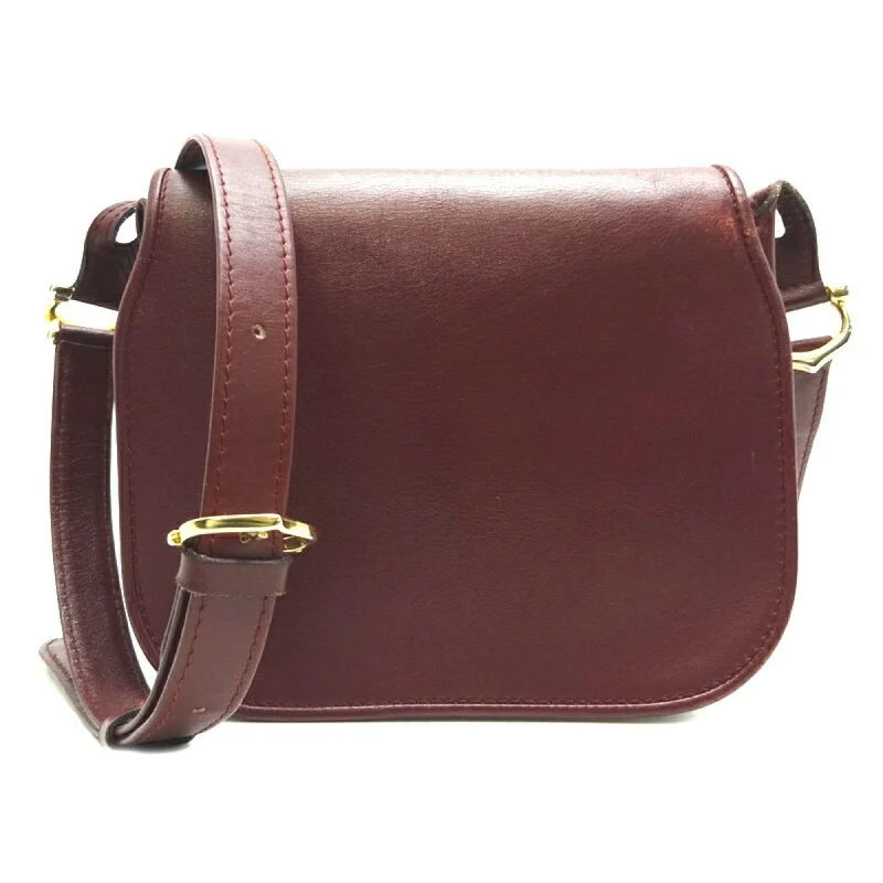 Cartier Must De Cartier Leather Shoulder Bag (Pre-Owned) The Best Handbag Sale Of The Season Cartier Must De Cartier Leather Shoulder Bag (Pre-Owned) The Best Handbag Sale Of The Season