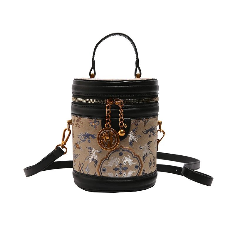 Chic Barrel Shape Embroidered Leather Crossbody Bag Unmissable Deals On High-Quality Designer Bags Chic Barrel Shape Embroidered Leather Crossbody Bag Unmissable Deals On High-Quality Designer Bags