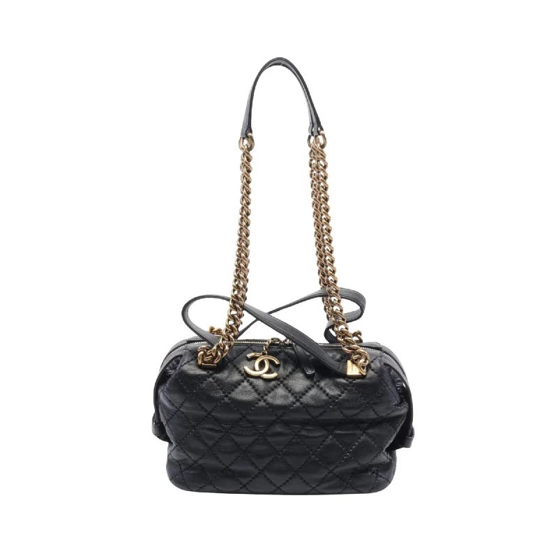 Chanel Ultra Leather Shoulder Bag (Pre-Owned) High-Fashion Handbags At Reduced Costs Chanel Ultra Leather Shoulder Bag (Pre-Owned) High-Fashion Handbags At Reduced Costs