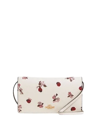 Hot Sale Coach Anna Foldover Clutch Crossbody With Ladybug Floral Print Fashion-Forward Bags, Now On Sale Hot Sale Coach Anna Foldover Clutch Crossbody With Ladybug Floral Print Fashion-Forward Bags, Now On Sale