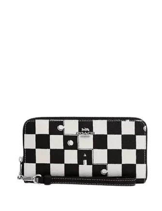 Affordable Luxury Fashion Coach Long Zip Around Wallet With Checkerboard Print Premium Handbags At Budget-Friendly Prices Affordable Luxury Fashion Coach Long Zip Around Wallet With Checkerboard Print Premium Handbags At Budget-Friendly Prices