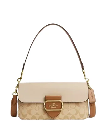 Coach Morgan Shoulder Bag In Blocked Signature Canvas Trendy Backpacks, Huge Markdowns Coach Morgan Shoulder Bag In Blocked Signature Canvas Trendy Backpacks, Huge Markdowns