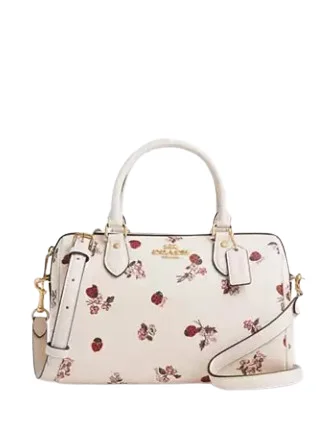 Seize Bargains Coach Rowan Satchel With Ladybug Floral Print Sleek Bags, Perfect Prices Seize Bargains Coach Rowan Satchel With Ladybug Floral Print Sleek Bags, Perfect Prices