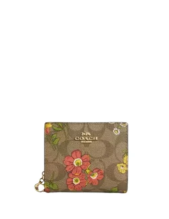 Explore What's New Coach Snap Wallet In Signature Canvas With Floral Print Shoulder Bags, Crossbody Bags, And More On Sale Explore What's New Coach Snap Wallet In Signature Canvas With Floral Print Shoulder Bags, Crossbody Bags, And More On Sale