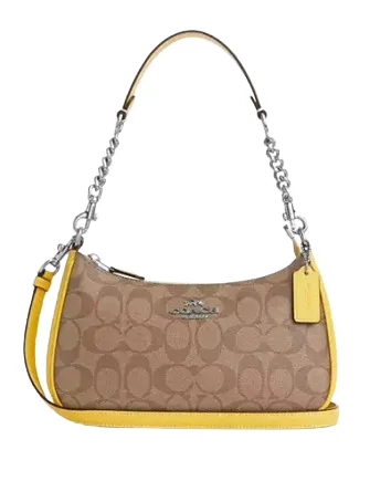 Limited Time Coach Teri Shoulder Bag In Signature Canvas Designer Bags, Low Prices Limited Time Coach Teri Shoulder Bag In Signature Canvas Designer Bags, Low Prices