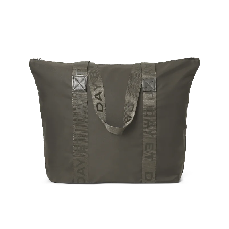 Medium Silver Logo Band Shopper Bag Everyday Elegance At Lower Prices