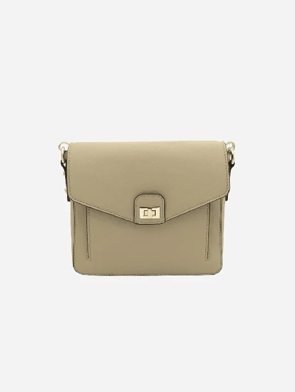 Faustine Desserto® Cactus Leather Vegan Crossbody Bag | Beige The Handbag Sale You've Been Waiting For