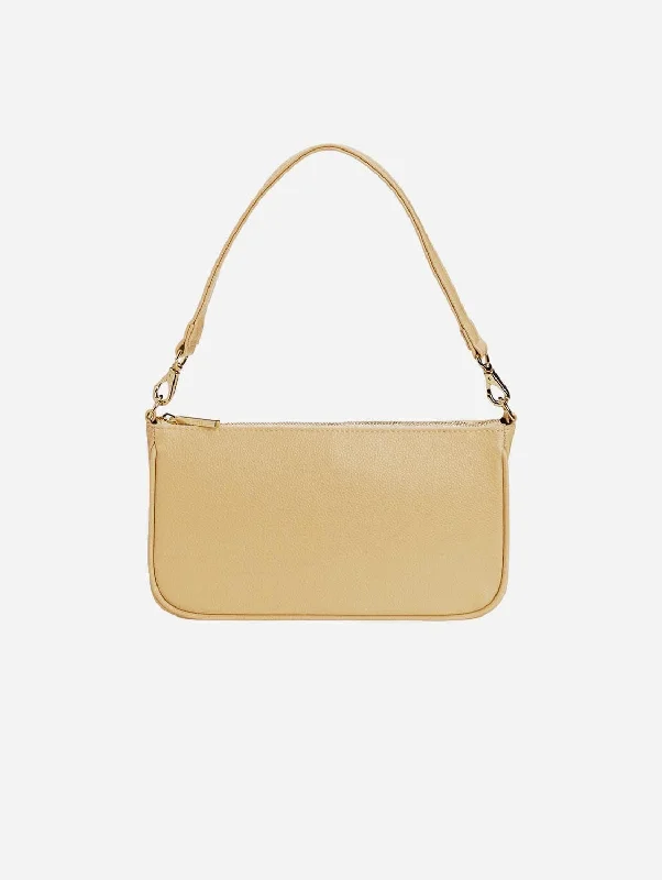 Gaia MIRUM® Vegan Shoulder Bag | Tan Iconic Handbags At Budget-Friendly Prices
