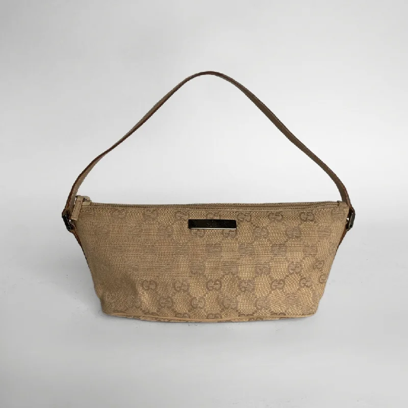 Gucci Boat Pochette Monogram Canvas Iconic Handbags At Budget-Friendly Prices