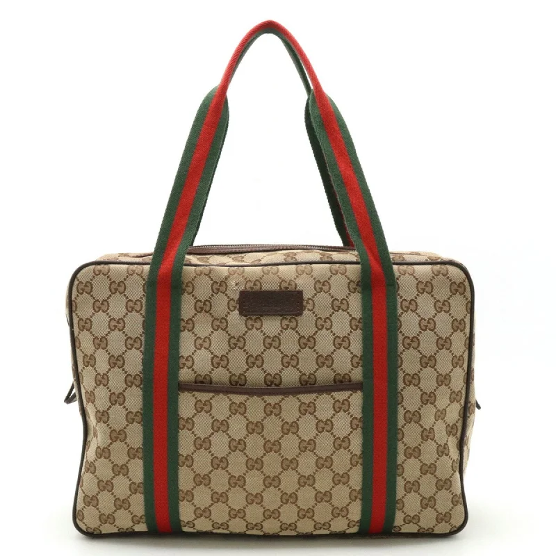 Gucci Gg Canvas  Canvas Tote Bag (Pre-Owned) Fashionable Bags At Must-Have Prices