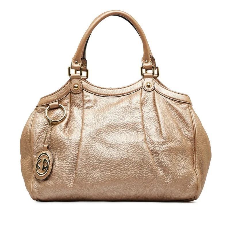 Gucci Sukey  Leather Tote Bag (Pre-Owned) Affordable Elegance, Grab Yours Now