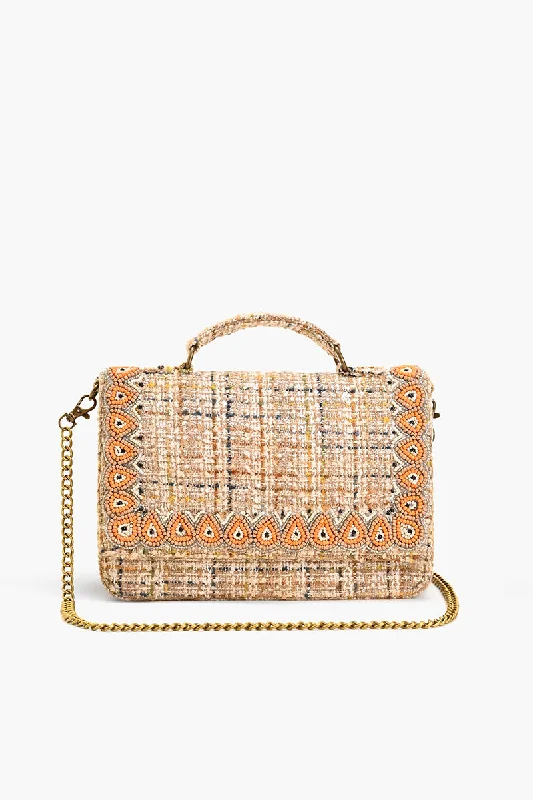 Hand Held beaded Clutch with Adjustable Chain Natural The Best Handbag Deals Are Available Now Hand Held beaded Clutch with Adjustable Chain Natural The Best Handbag Deals Are Available Now