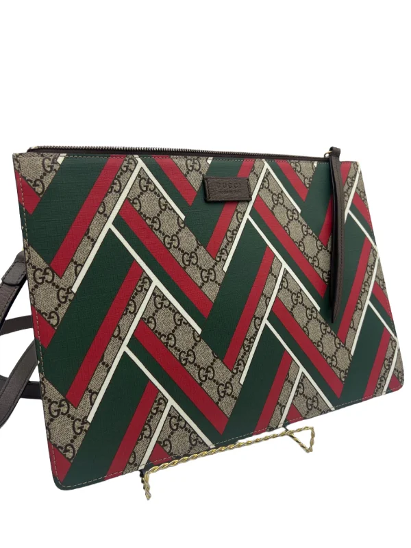 Exclusive Fashion Deals Gucci GG Supreme Monogram Chevron Designer Handbag Crossbody Everyday Bags At Wallet-Friendly Prices