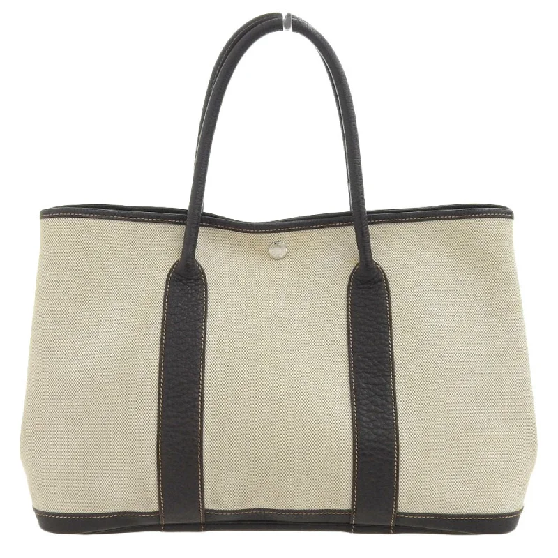 Hermès Garden Party  Canvas Tote Bag (Pre-Owned) Flash Sale On Designer Bags
