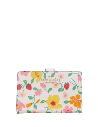 New Year Party Bag For Celebrations Kate Spade New York Boxed Madison Strawberry Garden Medium Compact Bifold Statement Bags With Exclusive Savings New Year Party Bag For Celebrations Kate Spade New York Boxed Madison Strawberry Garden Medium Compact Bifold Statement Bags With Exclusive Savings