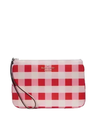 Stylish Bags For Fashion Bloggers Kate Spade New York Chelsea Gingham Medium Wristlet Trendy Backpacks With Big Discounts Stylish Bags For Fashion Bloggers Kate Spade New York Chelsea Gingham Medium Wristlet Trendy Backpacks With Big Discounts