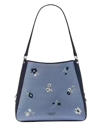 Flash Sale On Premium Bags Kate Spade New York Leila Floral Embroidered Medium Triple Compartment Shoulder Big Savings On Totes, Crossbody Bags, And More Flash Sale On Premium Bags Kate Spade New York Leila Floral Embroidered Medium Triple Compartment Shoulder Big Savings On Totes, Crossbody Bags, And More
