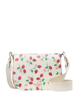 Daring Fashion Promotions Kate Spade New York Madison Strawberry Vine Saddle Bag Premium Bags At Special Prices Daring Fashion Promotions Kate Spade New York Madison Strawberry Vine Saddle Bag Premium Bags At Special Prices