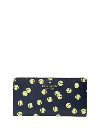 Spring Fashion Kate Spade New York Tennis Toss Large Slim Bifold Wallet Big Savings On Totes, Crossbody Bags, And More Spring Fashion Kate Spade New York Tennis Toss Large Slim Bifold Wallet Big Savings On Totes, Crossbody Bags, And More