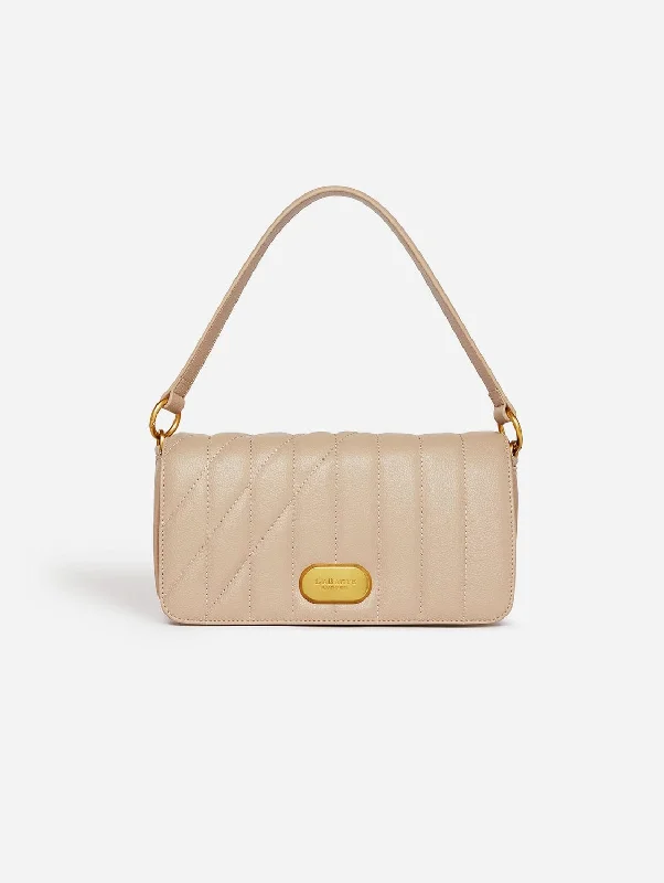 Aurora Vegan Leather Crossbody Bag | Beige Limited-Time Handbag Sale