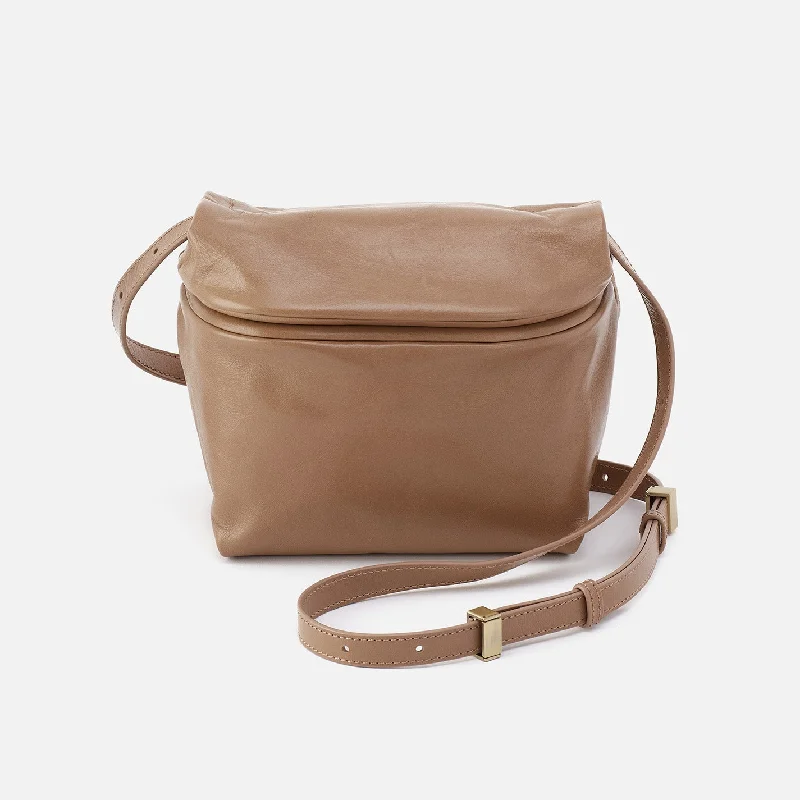 Logan Crossbody In Polished Leather - Cashmere Fashionable Bags With Special Seasonal Offers Logan Crossbody In Polished Leather - Cashmere Fashionable Bags With Special Seasonal Offers