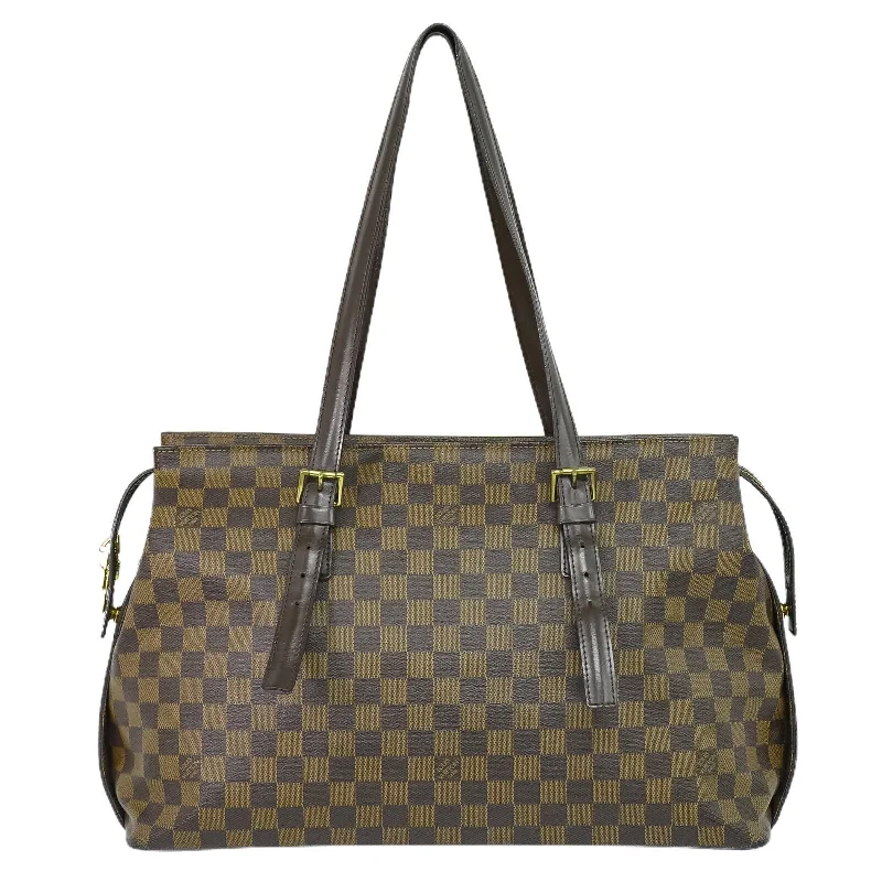 Louis Vuitton Chelsea Canvas Shoulder Bag (Pre-Owned) Elegant Bags With Limited Stock Available Louis Vuitton Chelsea Canvas Shoulder Bag (Pre-Owned) Elegant Bags With Limited Stock Available