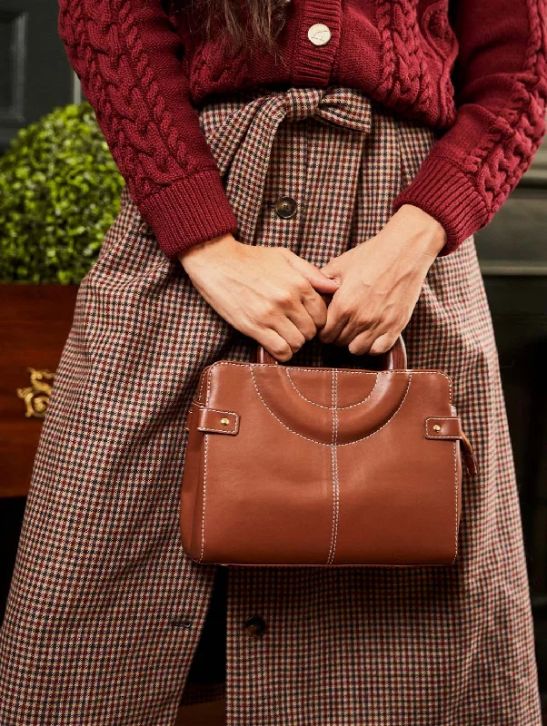 Micro Kayamb Vegan Apple Leather Shoulder Bag | Camel Classic Totes, Exclusive Deals