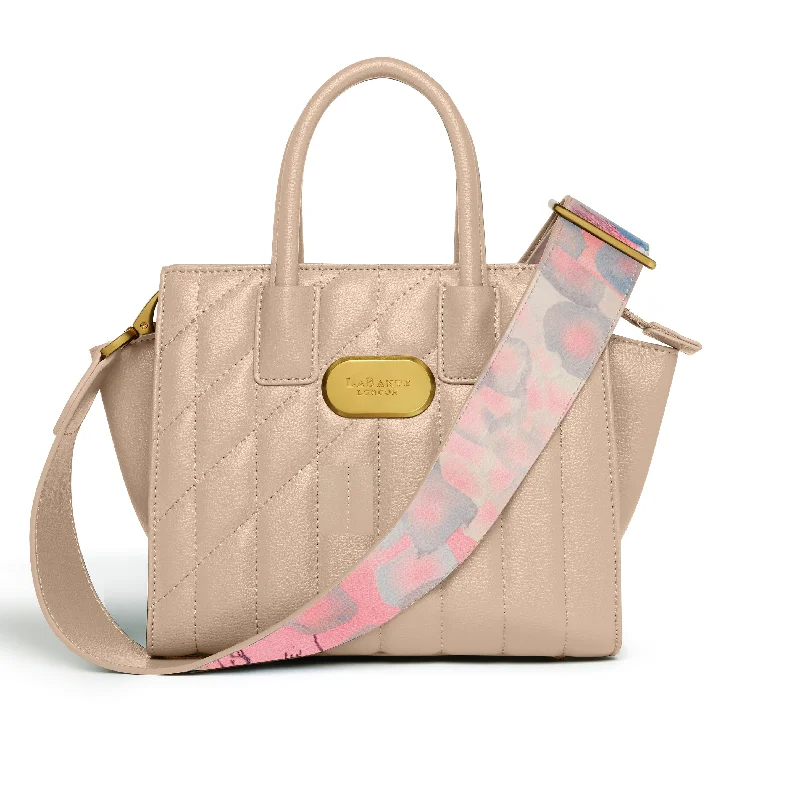 Mini Demi Tote Bag in Beige Everyday Handbags At Wallet-Friendly Prices