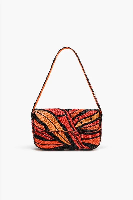 Orange Petal Canopy Shoulder Bag Flash Sale On Handbags