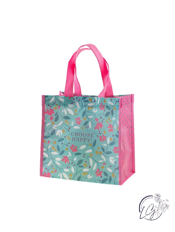 Recycled Medium Gift Bag Choose Happy! Upgrade Your Look With Our Bag Sale
