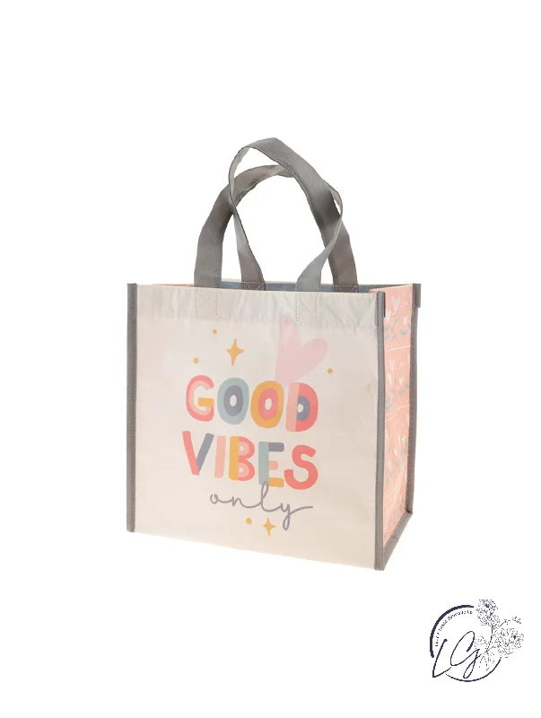 Recycled Medium Gift Bag Good Vibes Handbag Deals You'll Love