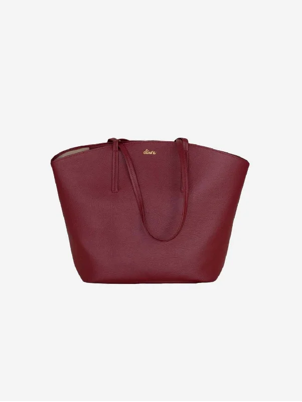 Mimosa Vegan Apple Leather Tote Bag | Bordeaux Premium Handbags At Exclusive Prices Mimosa Vegan Apple Leather Tote Bag | Bordeaux Premium Handbags At Exclusive Prices
