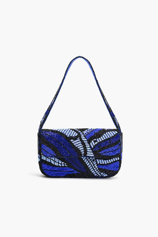 Sapphire Swirl Blue Shoulder Bag Trendy Totes, Shop & Save