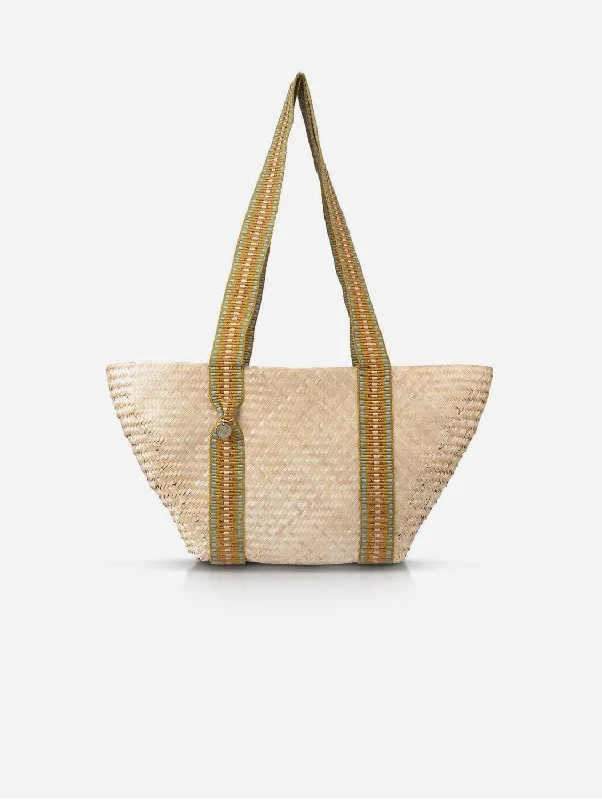 Siap Bamboo Vegan Medium Tapered Tote | Copper Stripe Luxury Totes At The Lowest Prices Of The Season Siap Bamboo Vegan Medium Tapered Tote | Copper Stripe Luxury Totes At The Lowest Prices Of The Season