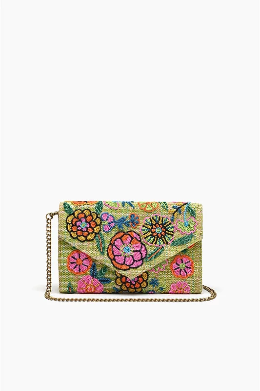That 70's Lime Clutch Trendy Bags, Huge Savings