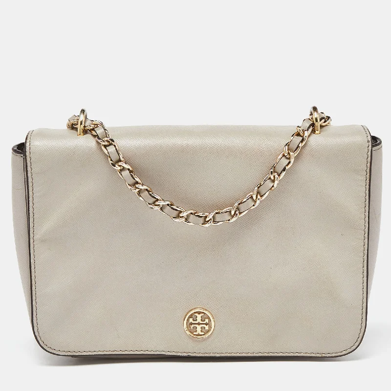 Tory Burch  Leather Flap Crossbody Bag Limited-Time Sale On Trendy Handbags – Don't Miss Out