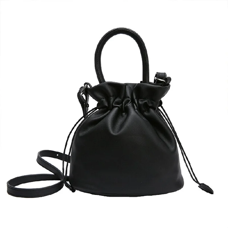 Trendy Mini Drawstring Bucket Bag Stylish And Functional Bags Now At Reduced Rates