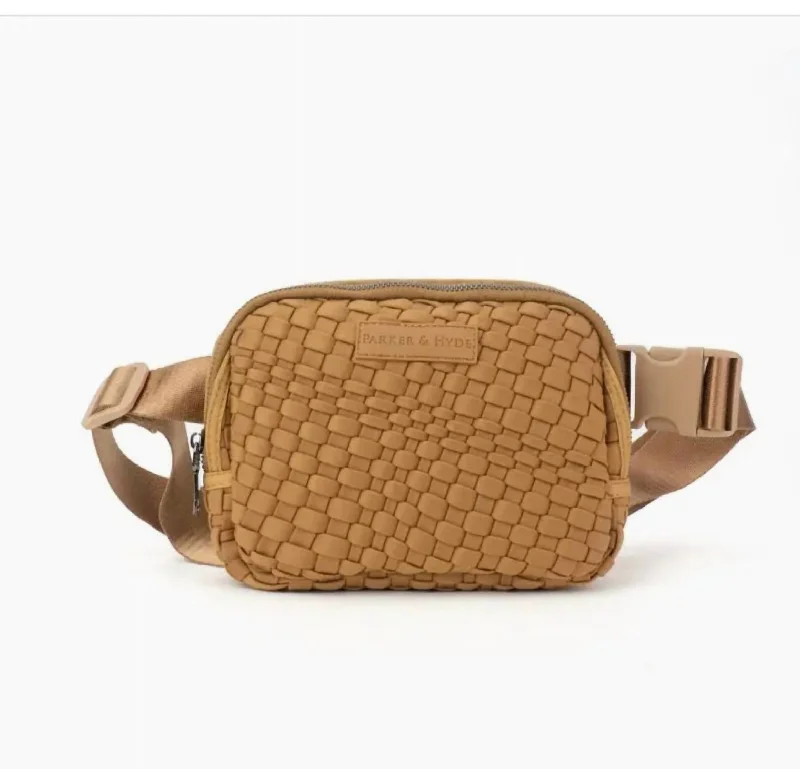 Women's Woven Belt Bag In Camel Your Perfect Bag At The Perfect Price