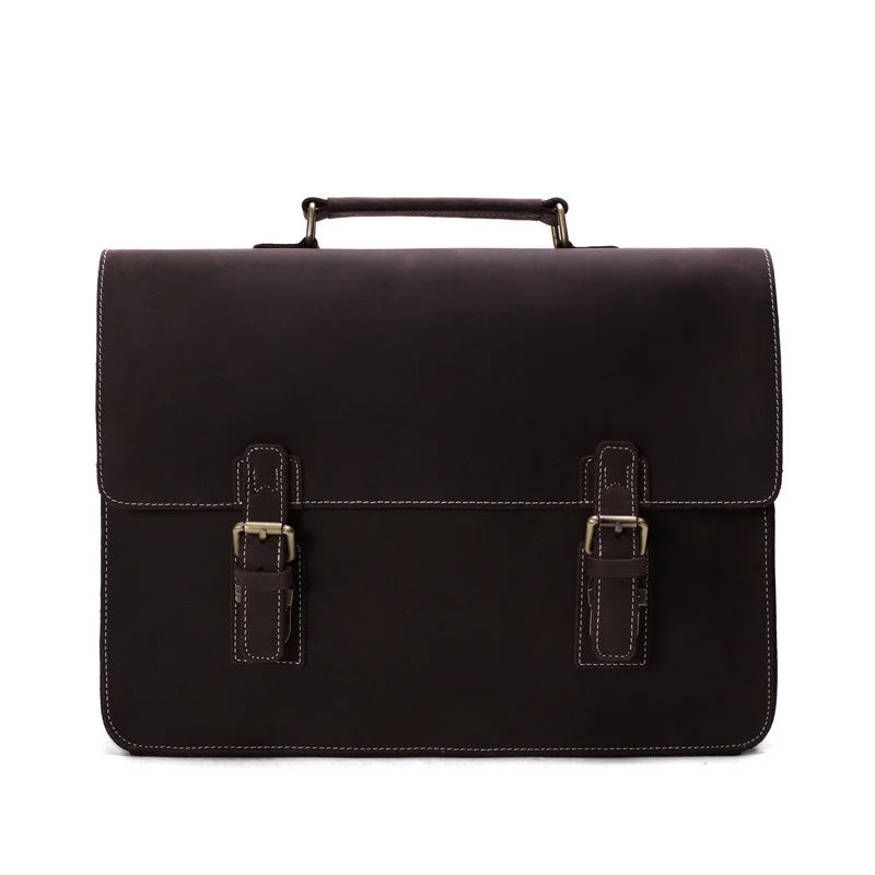 Vintage Crazy Horse Leather Briefcase Messenger Bag Laptop Bag 7035W Iconic Handbags At Unbeatable Prices Vintage Crazy Horse Leather Briefcase Messenger Bag Laptop Bag 7035W Iconic Handbags At Unbeatable Prices