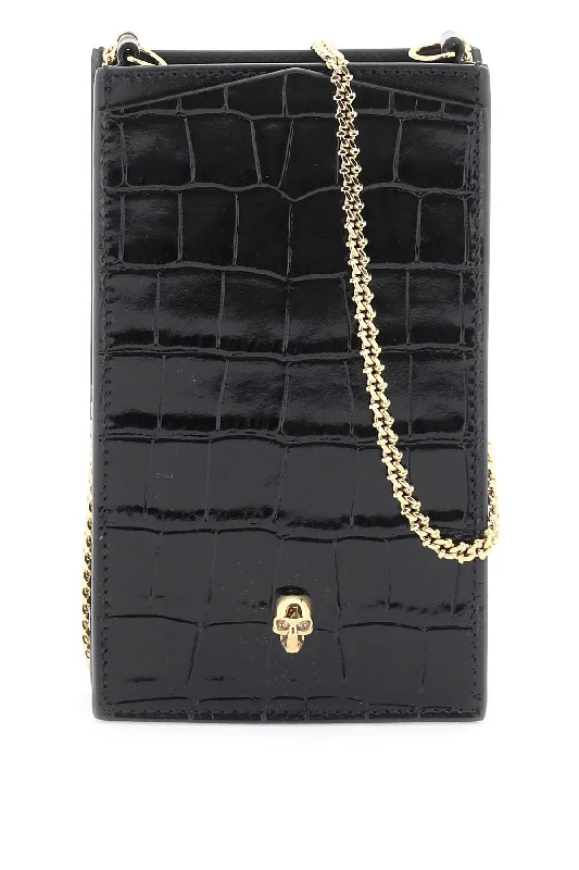 Alexander mcqueen skull crossbody phone holder Luxury Handbags, Budget-Friendly