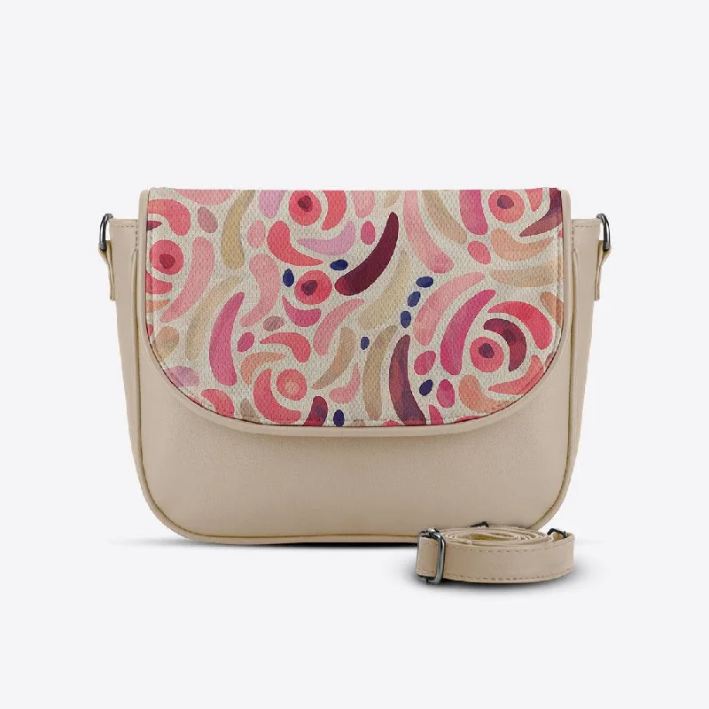 Beige Messenger Crossbody Spotted Luxury Totes, Affordable Prices