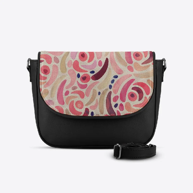 Black Messenger Crossbody Spotted Premium Quality Bags At Affordable Prices